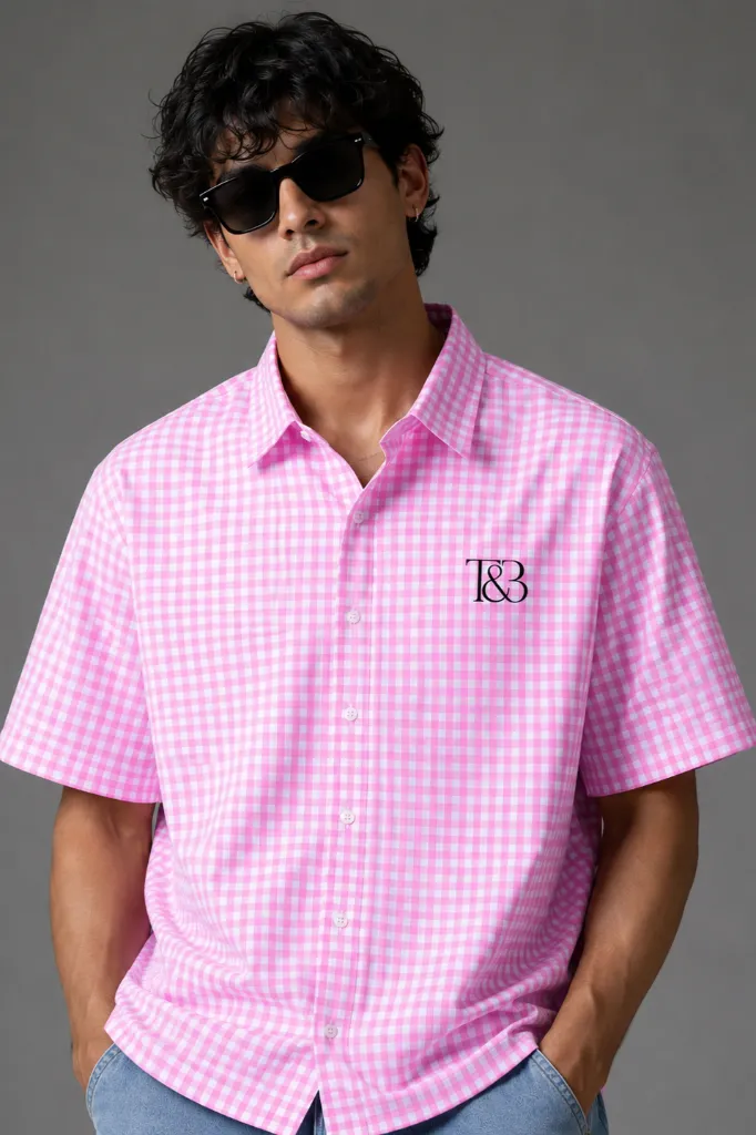 Blush Ghingam Boxy Shirt_1.webp