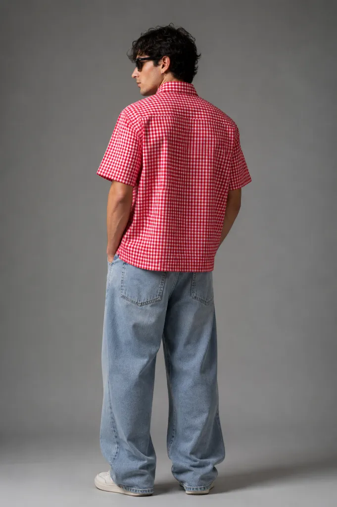 Rouge Ghingham Boxy Shirt_3.webp