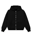BlackDoubleZipperHoodieFront.webp