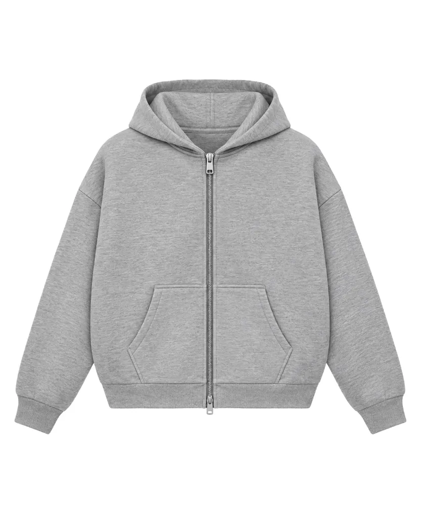 GreyDoubleZipperHoodieFront.webp