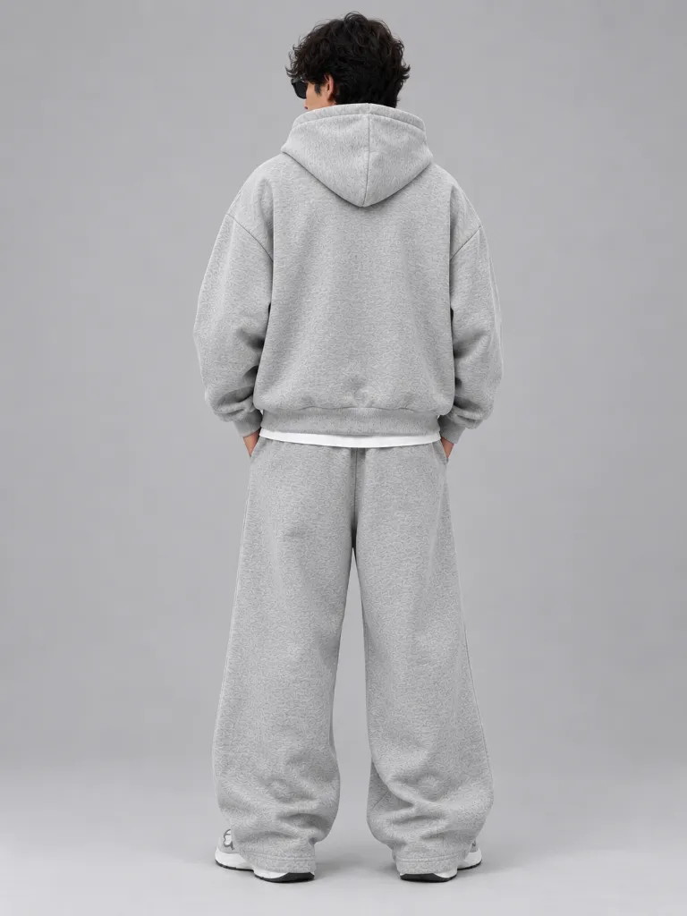 Minimalist Gray Sweatsuit Studio Portrait.webp