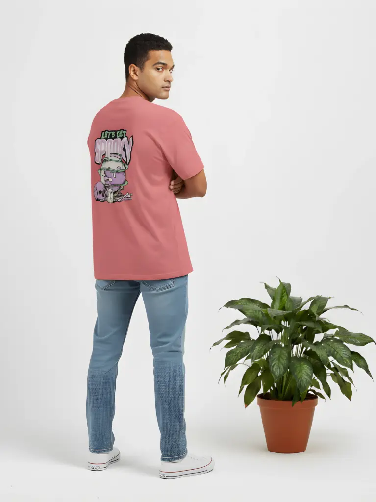 Spooky Dusty Rose Unisex Oversized t-Shirt