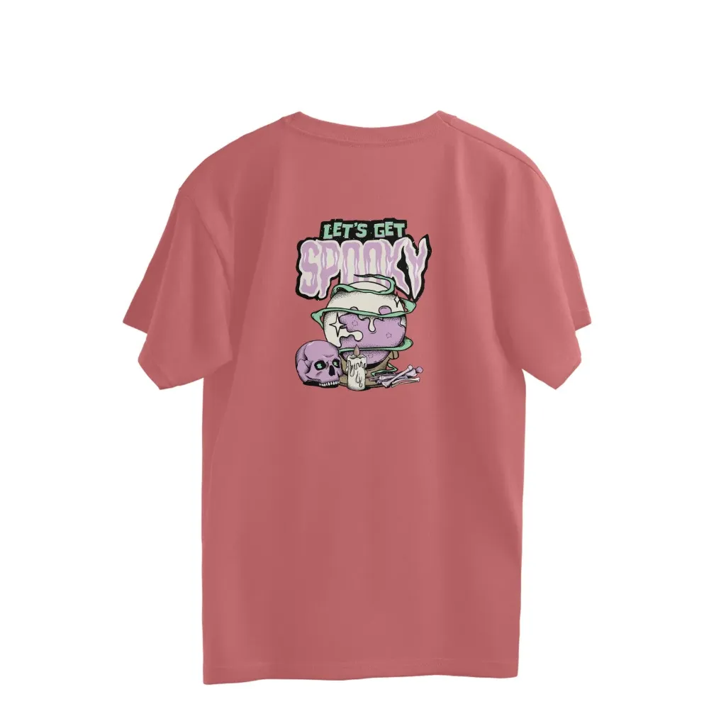 Spooky Dusty Rose Unisex Oversized t-Shirt (XS)