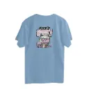 Spooky Sky Blue Unisex Oversized T-Shirt