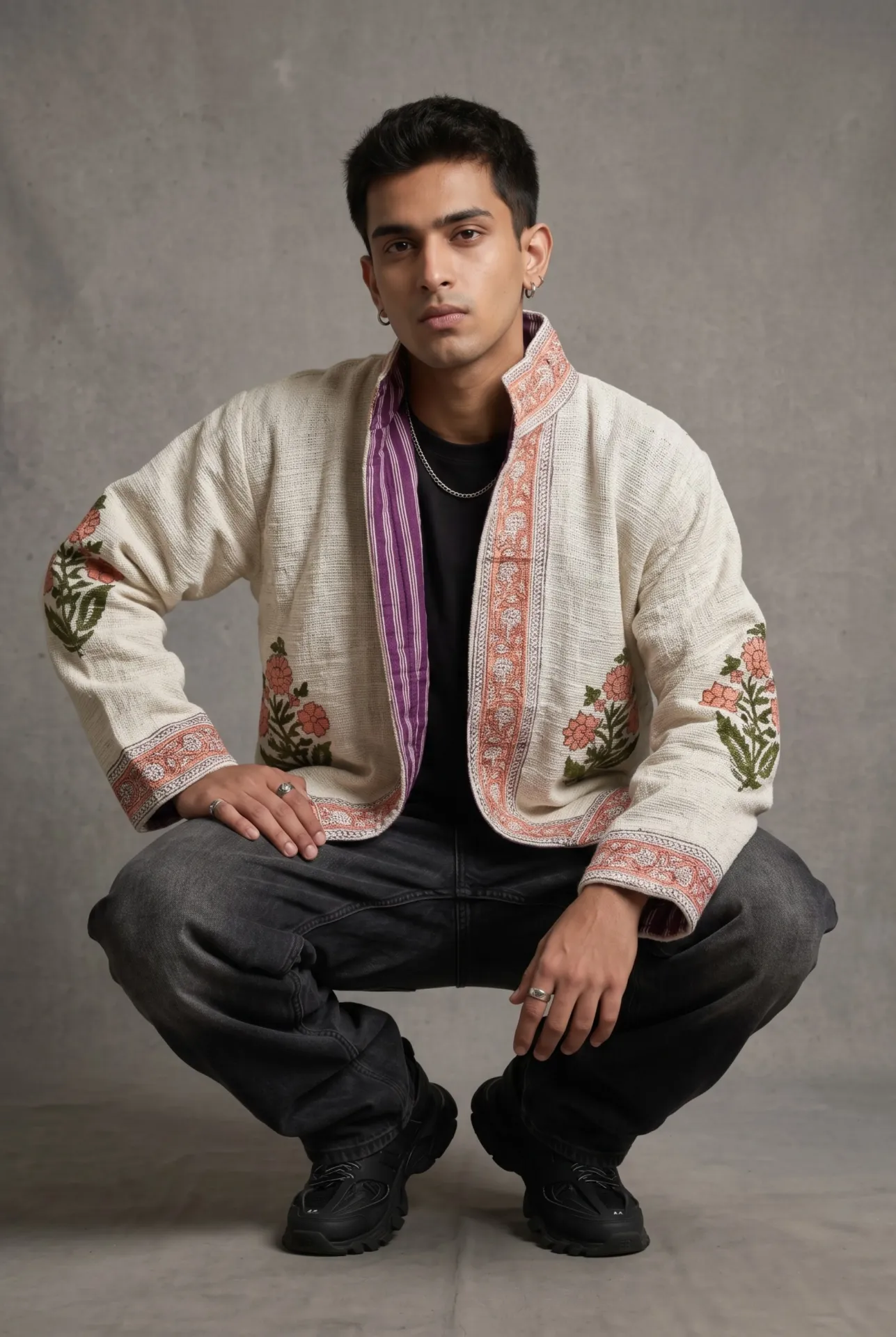 SUZANI JACKET PEACH