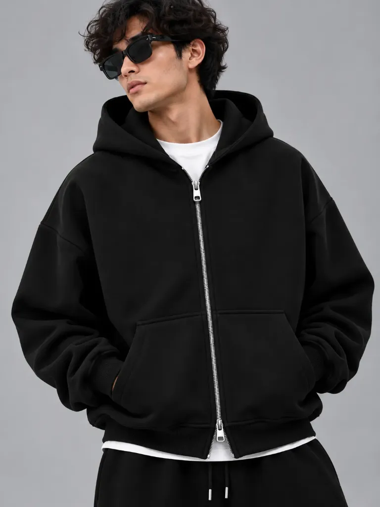 DUAL ZIPPER HOODIE