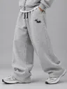 GREY BAGGY FIT SWEATPANTS
