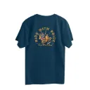 Ride With Pride Unisex Navy Blue Oversized T-Shirt