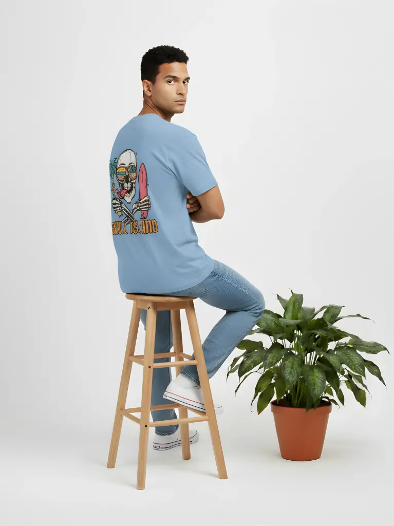 Skull Island Unisex Oversized T-Shirt (XS)