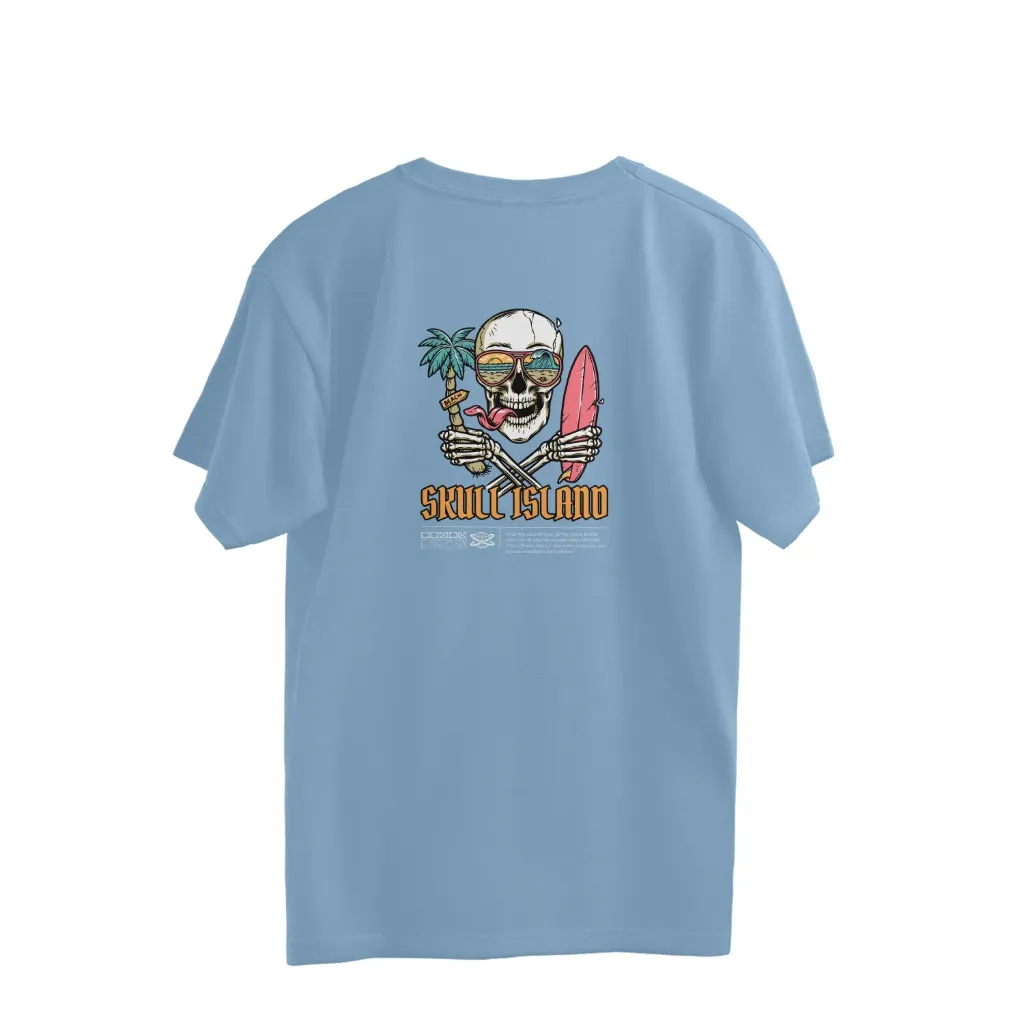 Skull Island Unisex Oversized T-Shirt (XS)
