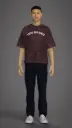 Raw Edge Acid-Wash unisex Oversized Tee