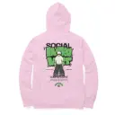 Social Introvert Pink Hoodies
