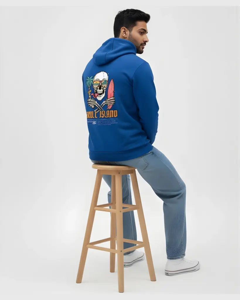 Skull Island Royal Blue