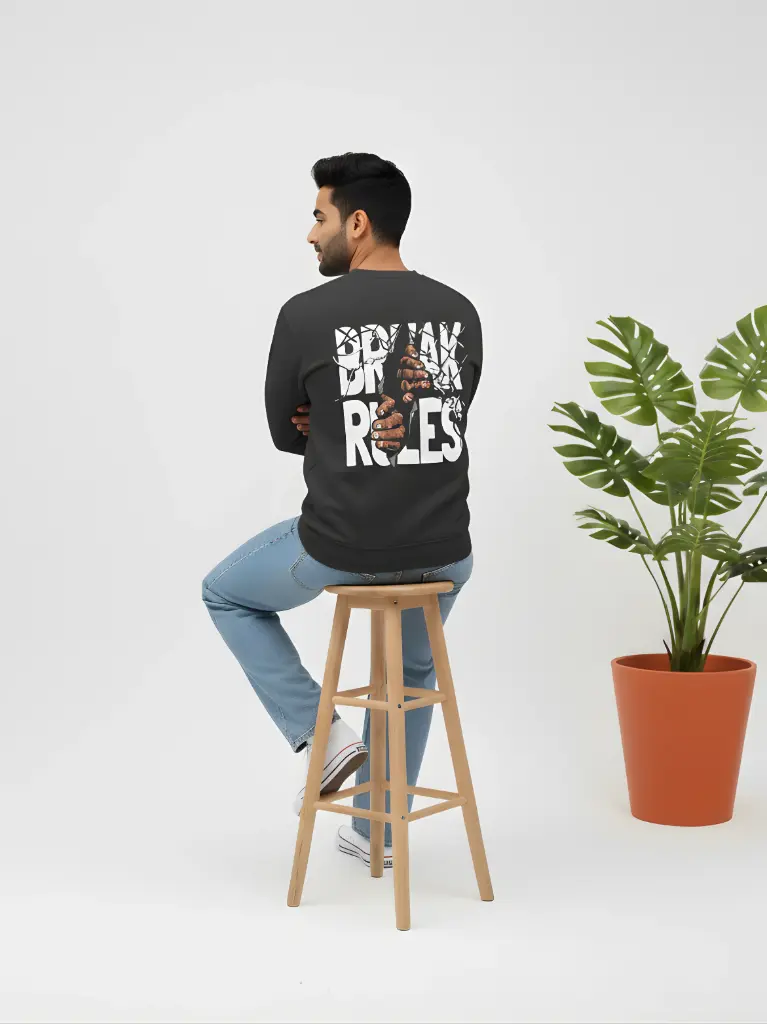 Break Rules Sweatshirts - Black (XS)