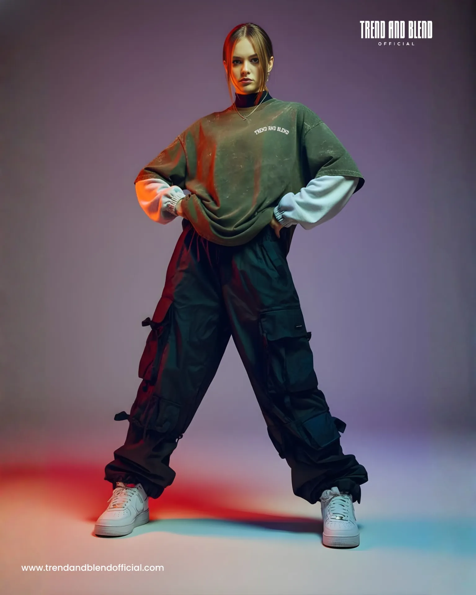 Unisex Acid Wash Tee Olive