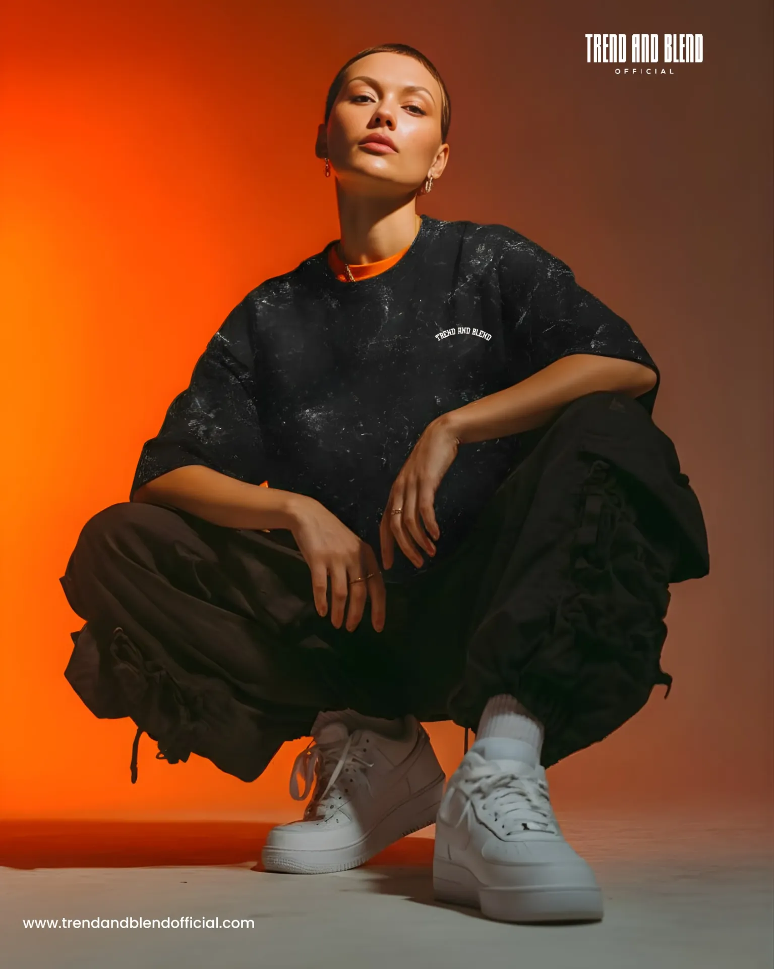 Unisex Acid Wash Tee Black (XS)