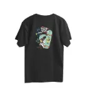 Skatter Unisex oversized Black T-shirt