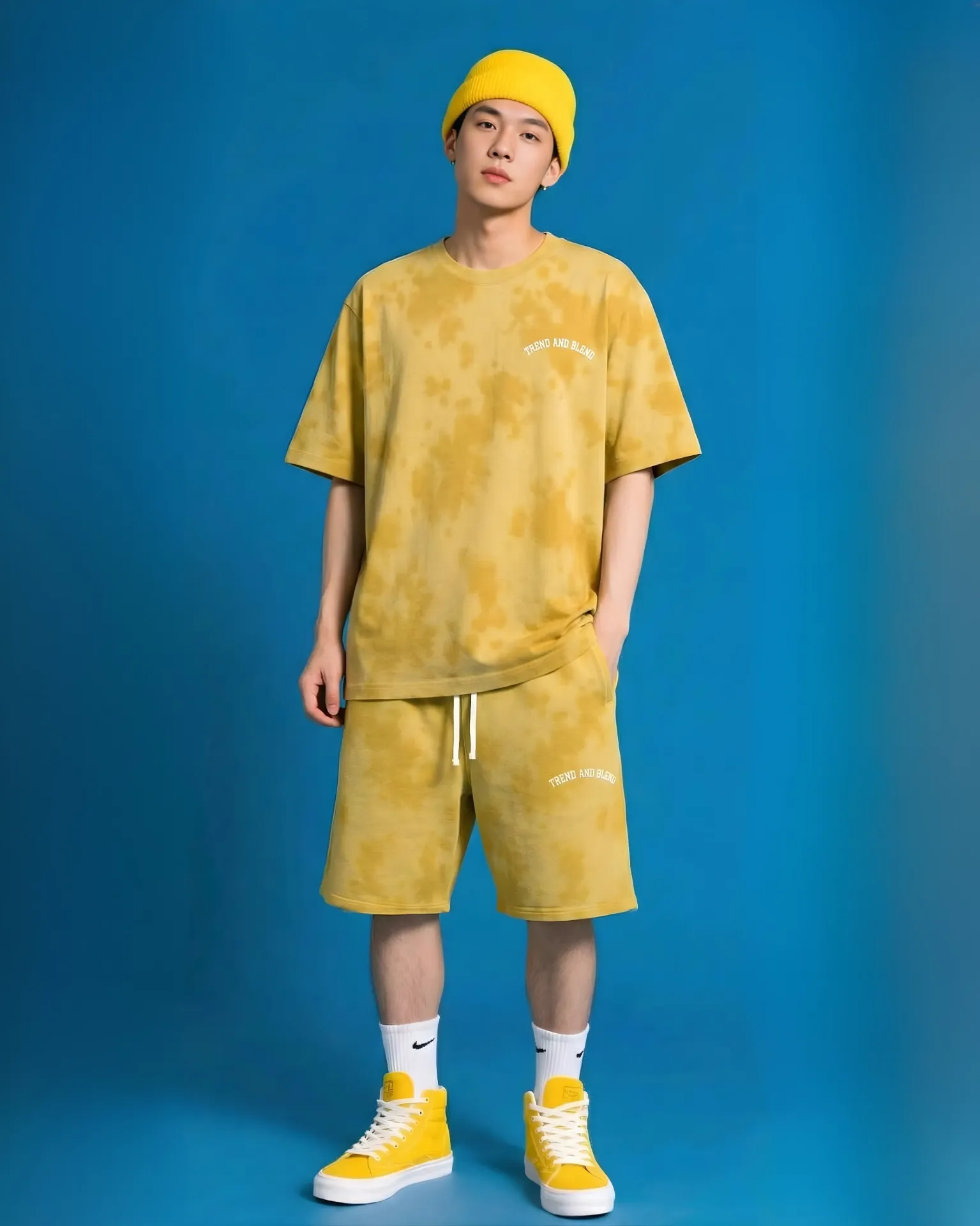 TIE AND DYE YELLOW SET