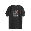 Skate break Unisex Black Oversized T-Shirt