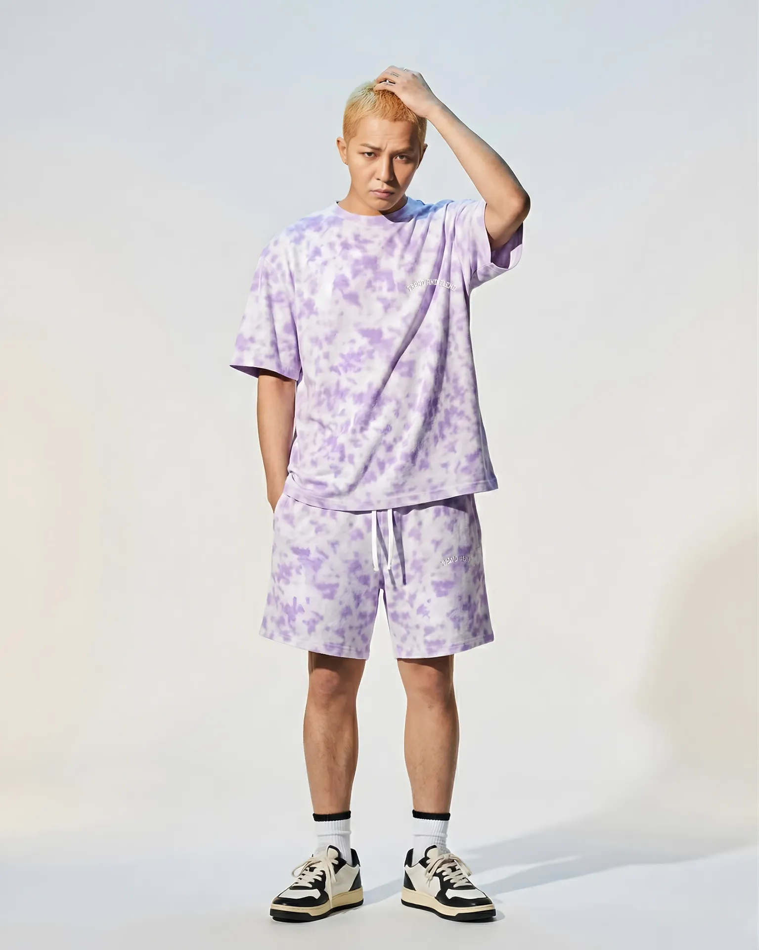 TIE AND DYE LAVENDER SET (XS)