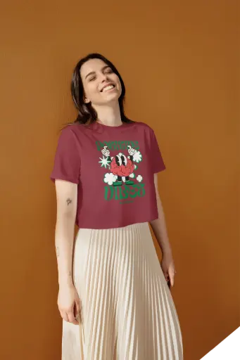 Positive vibe Crop Top