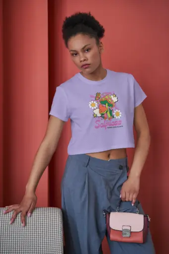 Selfless Lavender Crop top